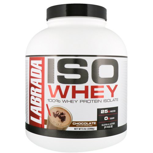 Labrada Nutrition, ISO Whey, 100% Whey Protein Isolate, Chocolate, 5 lb (2268 g) فوائد