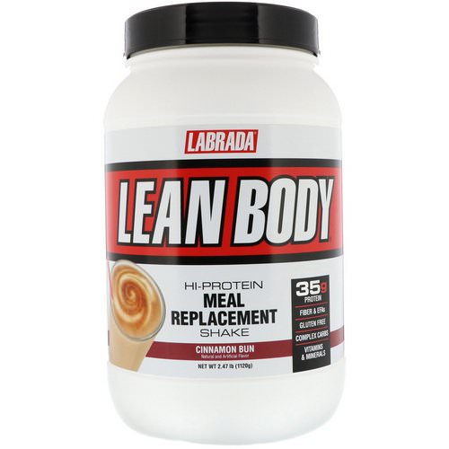 Labrada Nutrition, Lean Body, Hi-Protein Meal Replacement Shake, Cinnamon Bun, 2.47 lbs (1120 g) فوائد