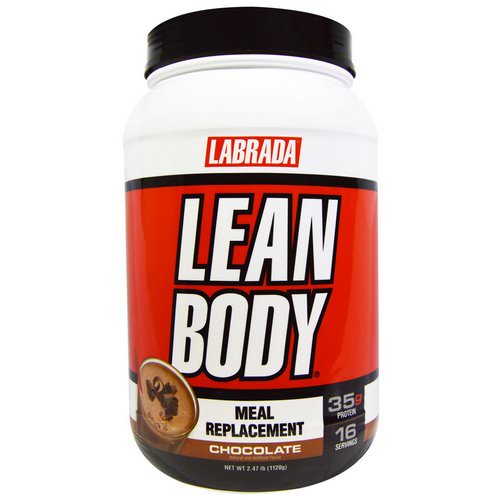 Labrada Nutrition, Lean Body, Meal Replacement, Chocolate, 2.47 lbs (1120 g) فوائد