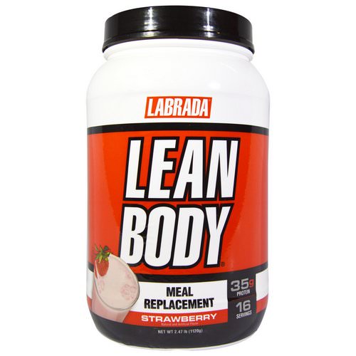 Labrada Nutrition, Lean Body, Meal Replacement, Strawberry, 2.47 lb (1120 g) فوائد