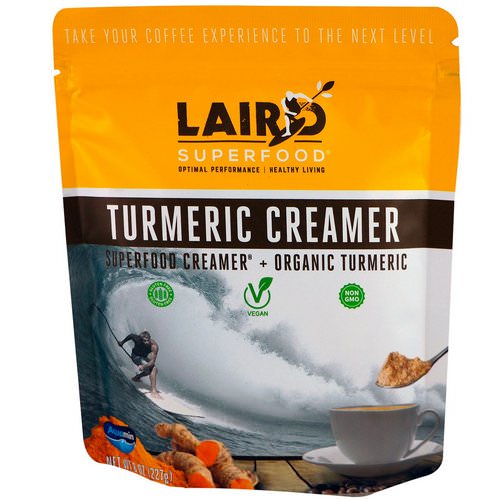 Laird Superfood, Turmeric Creamer, 8 oz (227 g) فوائد
