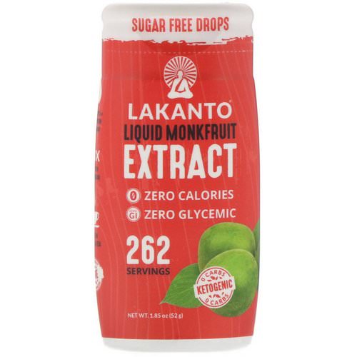 Lakanto, Liquid Monkfruit Extract Drops, 1.85 oz (52 g) فوائد