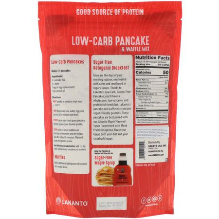Lakanto, Low-Carb Pancake & Waffle Mix, 1 lb (454 g):,افل ميكس, فطيرة