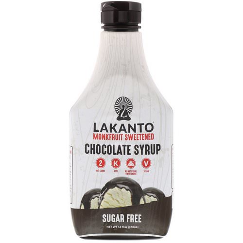 Lakanto, Monkfruit Sweetened Chocolate Syrup, 16 fl oz (473 ml) فوائد