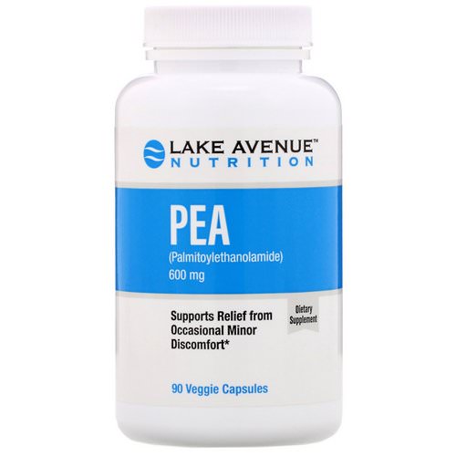 Lake Avenue Nutrition, PEA (Palmitoylethanolamide), 600 mg, 90 Veggie Capsules فوائد