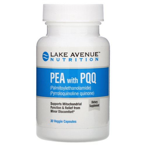Lake Avenue Nutrition, PEA (Palmitoylethanolamide) with PQQ, 30 Veggie Capsules فوائد