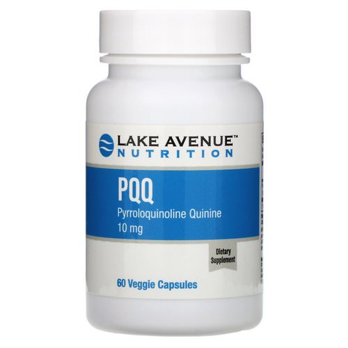 Lake Avenue Nutrition, PQQ (Pyrroloquinoline Quinine), 10 mg, 60 Veggie Capsules فوائد
