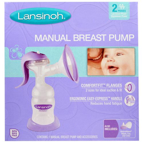 Lansinoh, Manual Breast Pump, 1 Manual Breast Pump and Accessories فوائد
