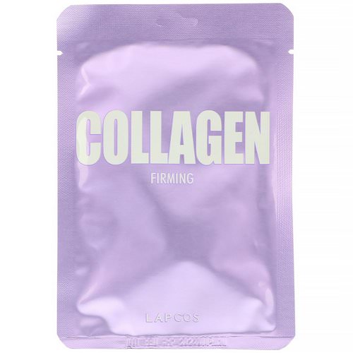 Lapcos, Collagen Sheet Mask, Firming, 1 Mask, 0.84 fl oz (25 ml) فوائد