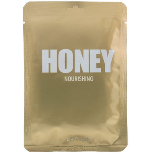 Lapcos, Daily Skin Mask Honey, Nourishing, 5 Sheets, 0.91 fl oz (27 ml) Each فوائد