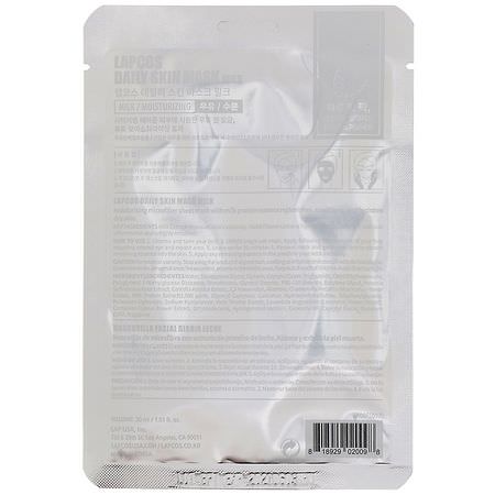 Lapcos, Milk Sheet Mask, Moisturizing, 1 Mask, 1.01 fl oz (30 ml):أقنعة الأ,راق, أقنعة ال,جه