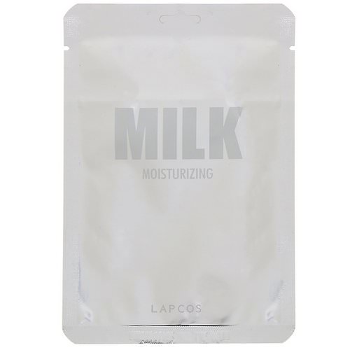 Lapcos, Milk Sheet Mask, Moisturizing, 1 Mask, 1.01 fl oz (30 ml) فوائد