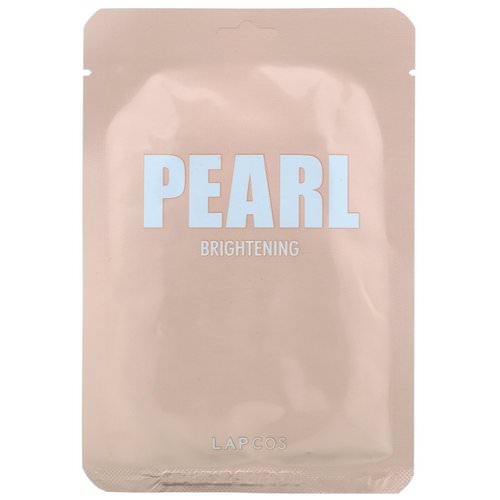 Lapcos, Pearl Sheet Mask, Brightening, 1 Mask, 0.81 fl oz (24 ml) فوائد
