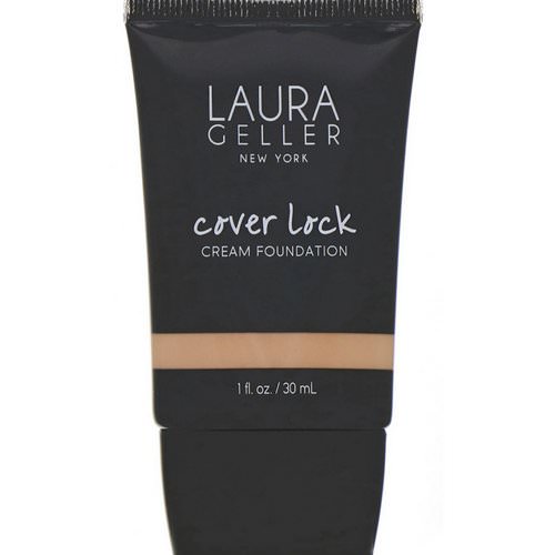 Laura Geller, Cover Lock, Cream Foundation, Light, 1 fl oz (30 ml) فوائد