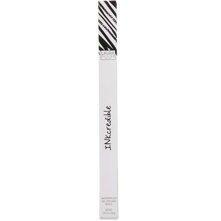 Laura Geller, INKcredible, Waterproof Gel Eyeliner Pencil, Blackbird, 0.01 oz (0.4 g):كحل, عيون
