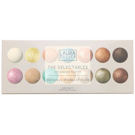 Laura Geller, The Delectables Eye Shadow Palette, Delicious Shades of Nude, 14 Well Palette:ميك أب ميك أب, ظل المكياج