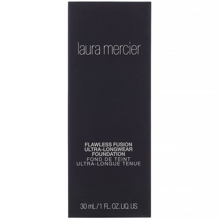 Laura Mercier, Flawless Fusion, Ultra-Longwear Foundation, 2N2 Linen, 1 fl oz (30 ml):Foundation, وجه