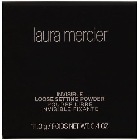 Laura Mercier, Loose Setting Powder, Invisible, 0.4 oz (11.3 g):إعداد الرش, المسح,ق