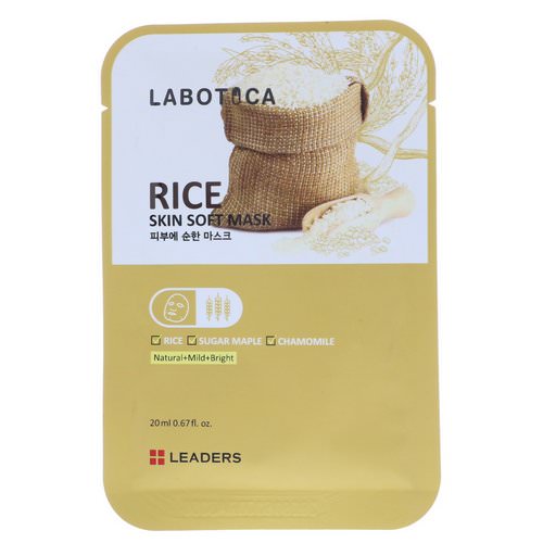 Leaders, Labotica, Rice Skin Soft Mask, 1 Mask, 20 ml فوائد