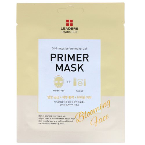 Leaders, Primer Mask, Blooming Face, 1 Mask, 0.84 fl oz (25 ml) فوائد