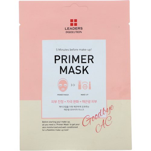Leaders, Primer Mask, Goodbye AC, 1 Mask, 0.84 fl oz (25 ml) فوائد