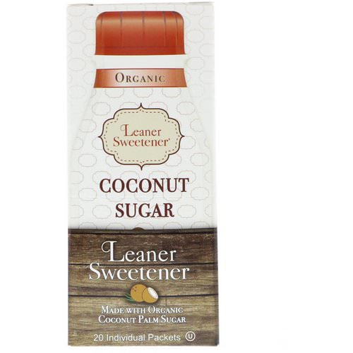 Leaner Creamer, Organic, Coconut Sugar, 20 Individual Packets, 0.14 oz (4 g) Each فوائد