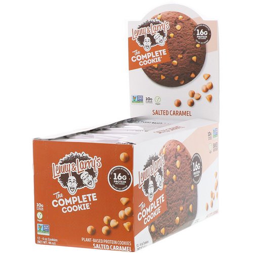 Lenny & Larry's, The Complete Cookie, Salted Caramel, 12 Cookies, 4 oz (113 g) Each فوائد