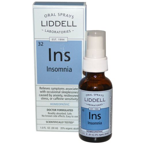 Liddell, Ins, Insomnia, Oral Spray, 1 fl oz (30 ml) فوائد
