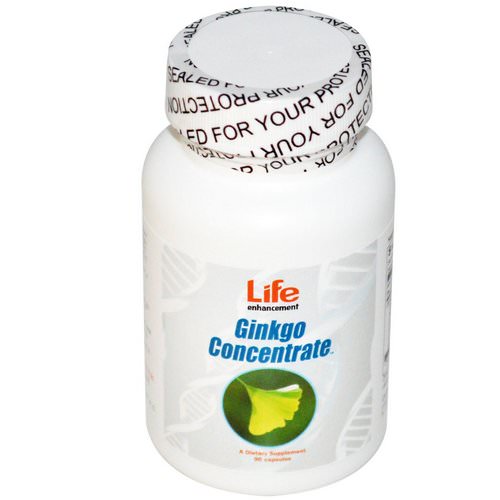 Life Enhancement, Ginkgo Concentrate, 90 Capsules فوائد