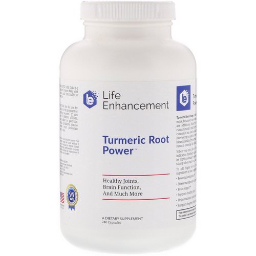Life Enhancement, Turmeric Root Power, 240 Capsules فوائد