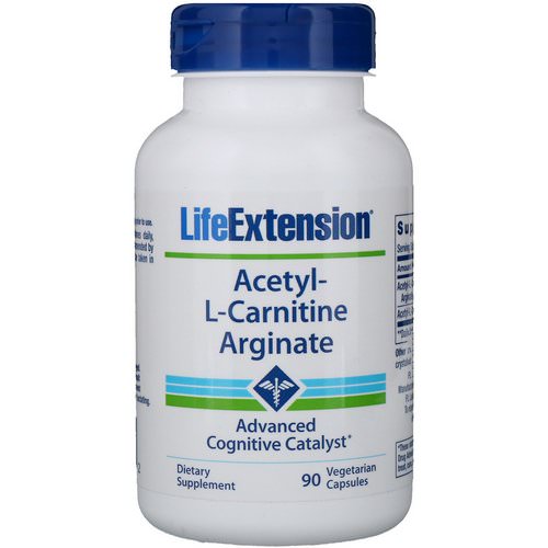 Life Extension, Acetyl-L-Carnitine Arginate, 90 Vegetarian Capsules فوائد