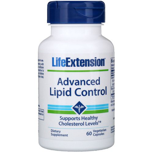Life Extension, Advanced Lipid Control, 60 Vegetable Capsules فوائد