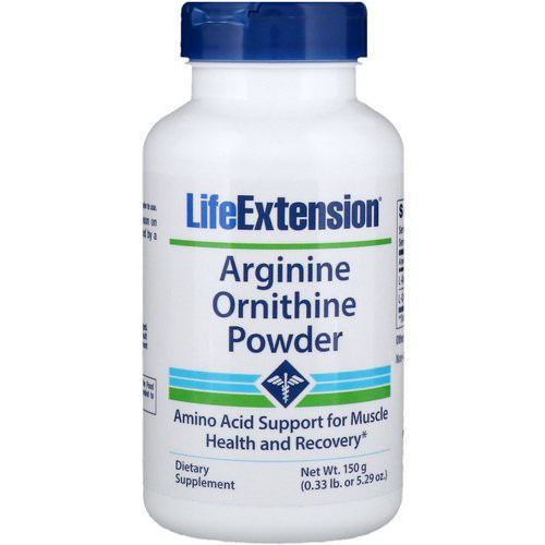 Life Extension, Arginine Ornithine Powder, 5.29 oz (150 g) فوائد