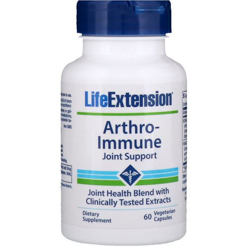 Life Extension, Arthro-Immune Joint Support, 60 Vegetarian Capsules فوائد