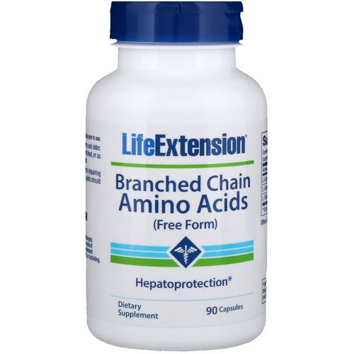 Life Extension, Branched Chain Amino Acids, 90 Capsules فوائد