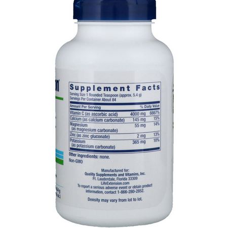 Life Extension, Buffered Vitamin C Powder, 16 oz (454 g):الأنفل,نزا ,السعال