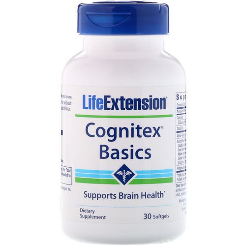 Life Extension, Cognitex Basics, 30 Softgels فوائد
