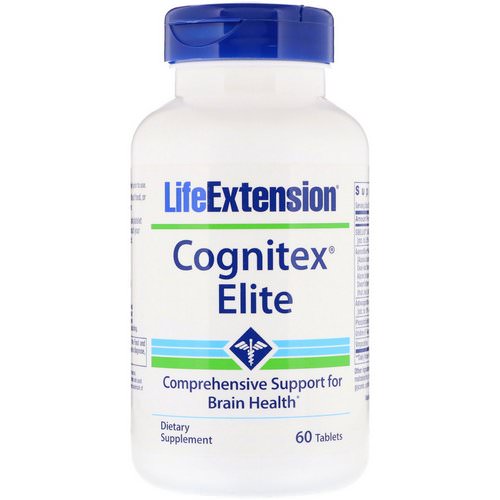 Life Extension, Cognitex Elite, 60 Tablets فوائد