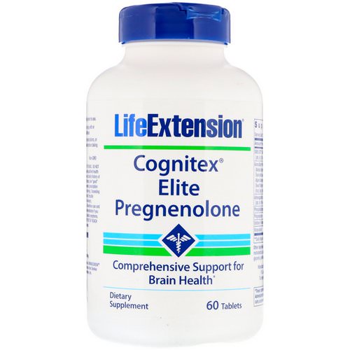 Life Extension, Cognitex Elite Pregnenolone, 60 Tablets فوائد