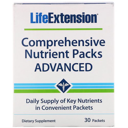 Life Extension, Comprehensive Nutrient Packs Advanced, 30 Packets فوائد