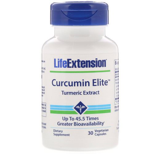 Life Extension, Curcumin Elite, Turmeric Extract, 30 Vegetarian Capsules فوائد