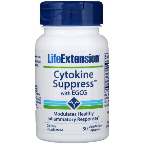 Life Extension, Cytokine Suppress with EGCG, 30 Vegetarian Capsules فوائد
