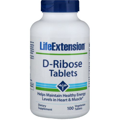 Life Extension, D-Ribose Tablets, 100 Vegetarian Tablets فوائد