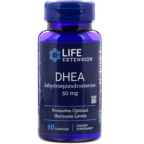 Life Extension, DHEA, 50 mg, 60 Capsules فوائد