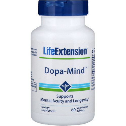 Life Extension, Dopa-Mind, 60 Vegetarian Tablets فوائد