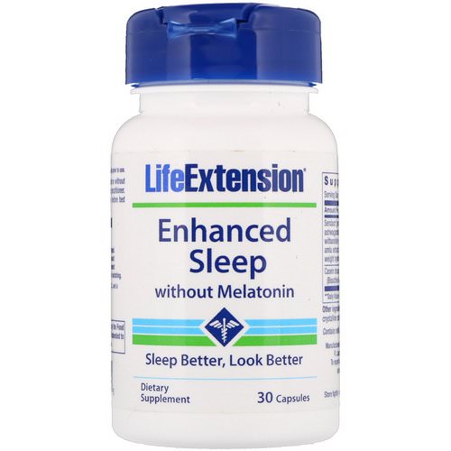 Life Extension, Enhanced Sleep without Melatonin, 30 Capsules فوائد
