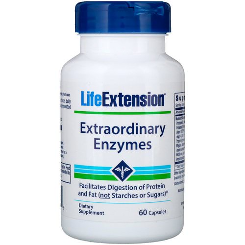 Life Extension, Extraordinary Enzymes, 60 Capsules فوائد