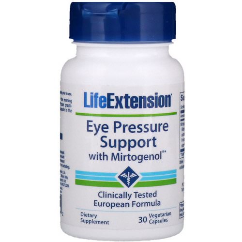 Life Extension, Eye Pressure Support with Mirtogenol, 30 Vegetarian Capsules فوائد