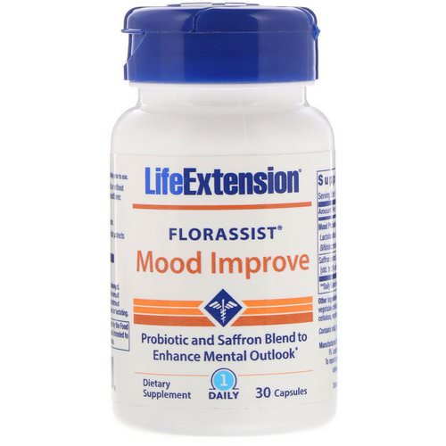 Life Extension, Florassist, Mood Improve, 30 Capsules فوائد