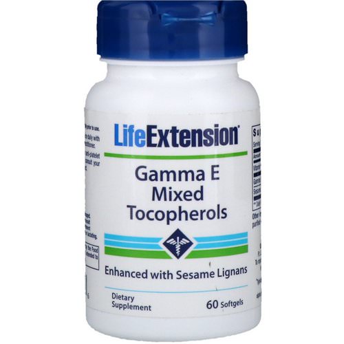 Life Extension, Gamma E Mixed Tocopherols, 60 Softgels فوائد